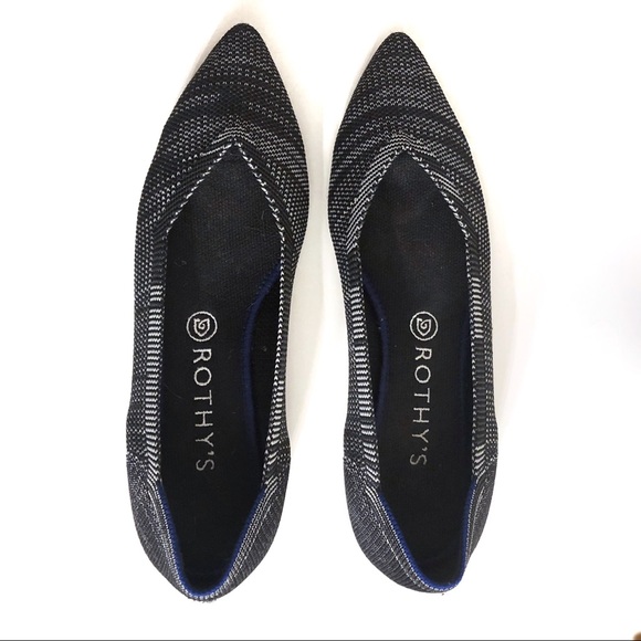 Rothy's Shoes - Rothy’s Retired Granite Heather Points Flats 9